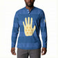 Kingdom of Loango Button Sweatshirt African Pattern Flag Stylized