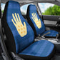 Kingdom of Loango Car Seat Cover African Pattern Flag Stylized