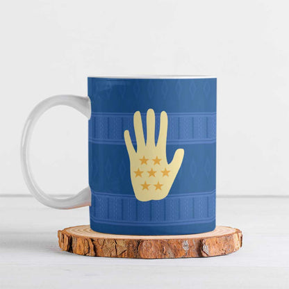 Kingdom of Loango Ceramic Mug African Pattern Flag Stylized
