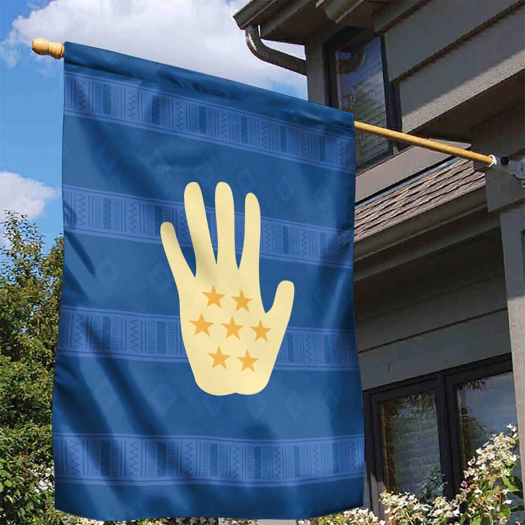 Kingdom of Loango Garden Flag African Pattern Flag Stylized