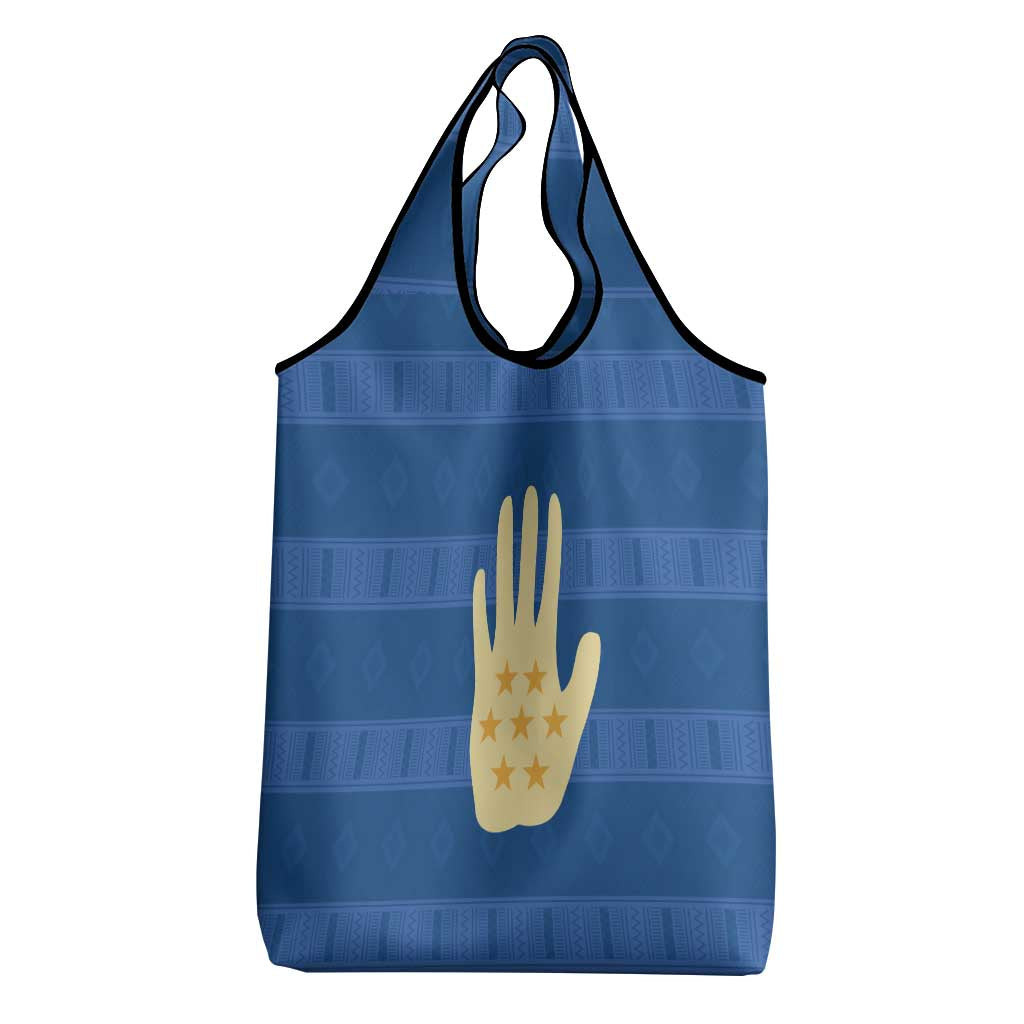 Kingdom of Loango Grocery Bag African Pattern Flag Stylized