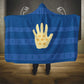 Kingdom of Loango Hooded Blanket African Pattern Flag Stylized