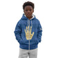 Kingdom of Loango Kid Hoodie African Pattern Flag Stylized