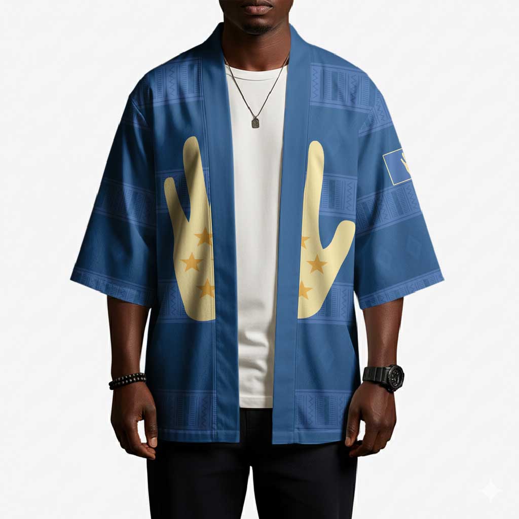 Kingdom of Loango Kimono African Pattern Flag Stylized