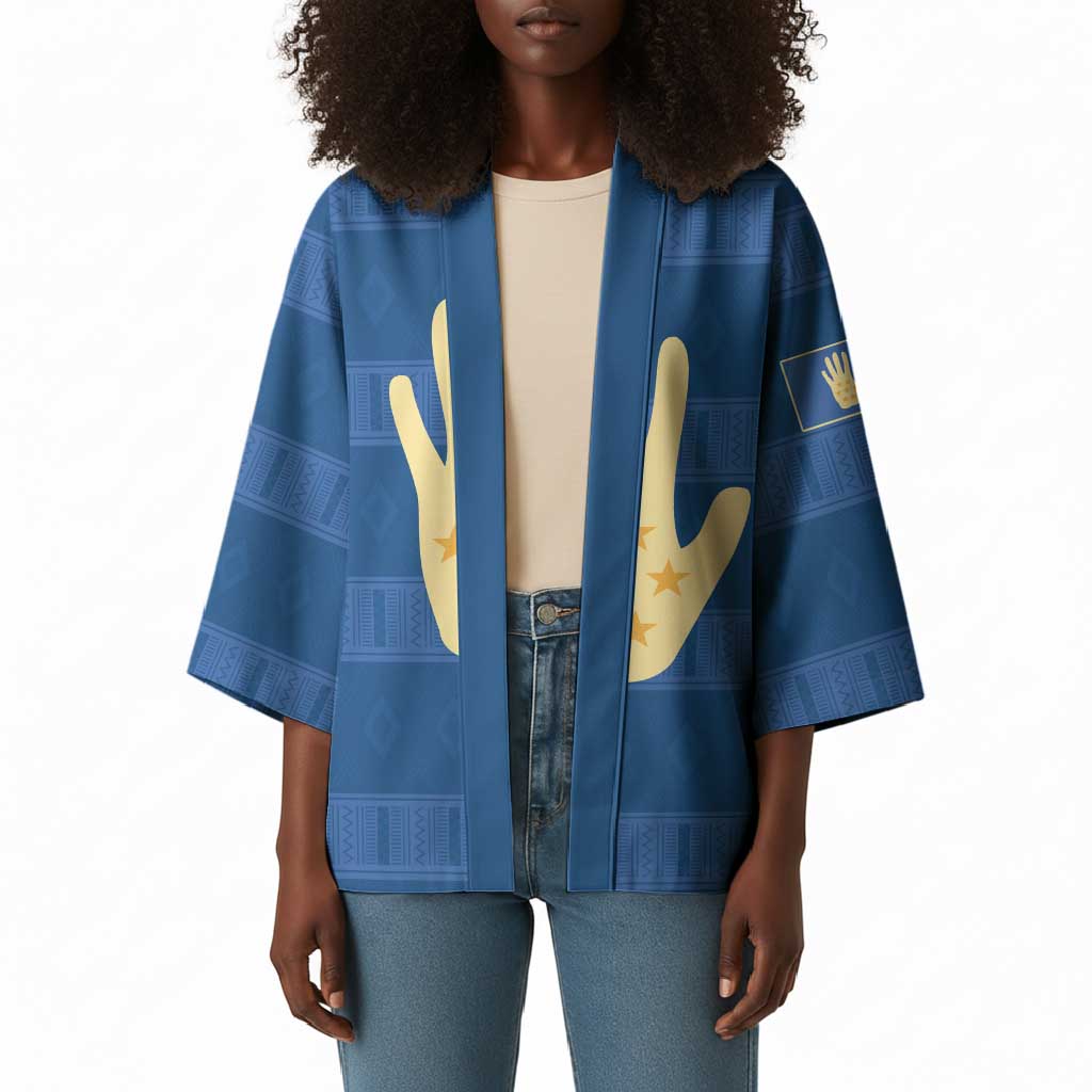 Kingdom of Loango Kimono African Pattern Flag Stylized