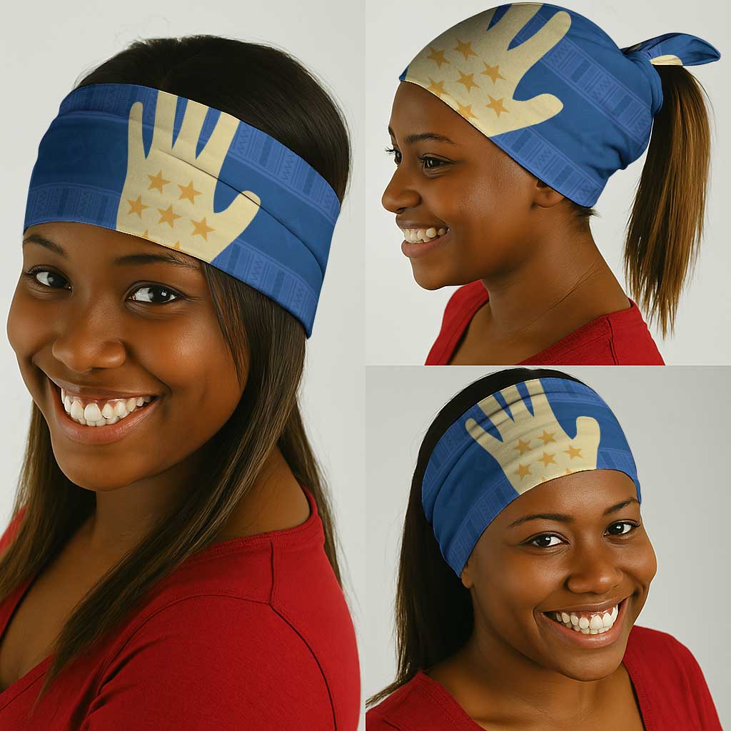 Kingdom of Loango Neck Gaiter African Pattern Flag Stylized