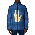 Kingdom of Loango Padded Jacket African Pattern Flag Stylized