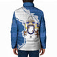 Kingdom of Loango Padded Jacket African Pattern Flag Stylized