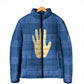 Kingdom of Loango Padded Jacket African Pattern Flag Stylized