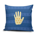 Kingdom of Loango Pillow Cover African Pattern Flag Stylized