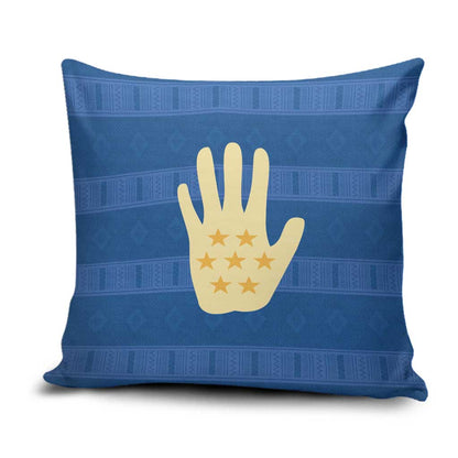 Kingdom of Loango Pillow Cover African Pattern Flag Stylized