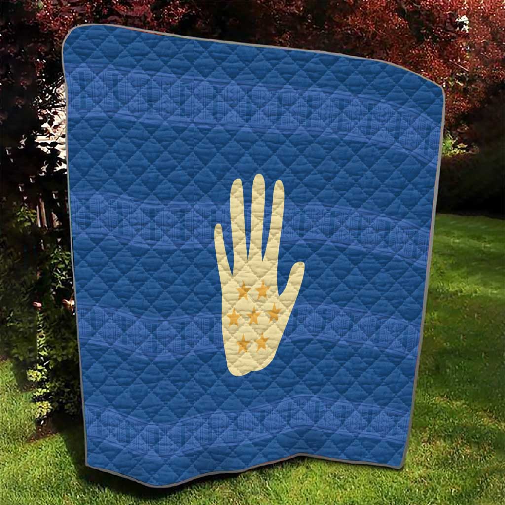 Kingdom of Loango Quilt African Pattern Flag Stylized