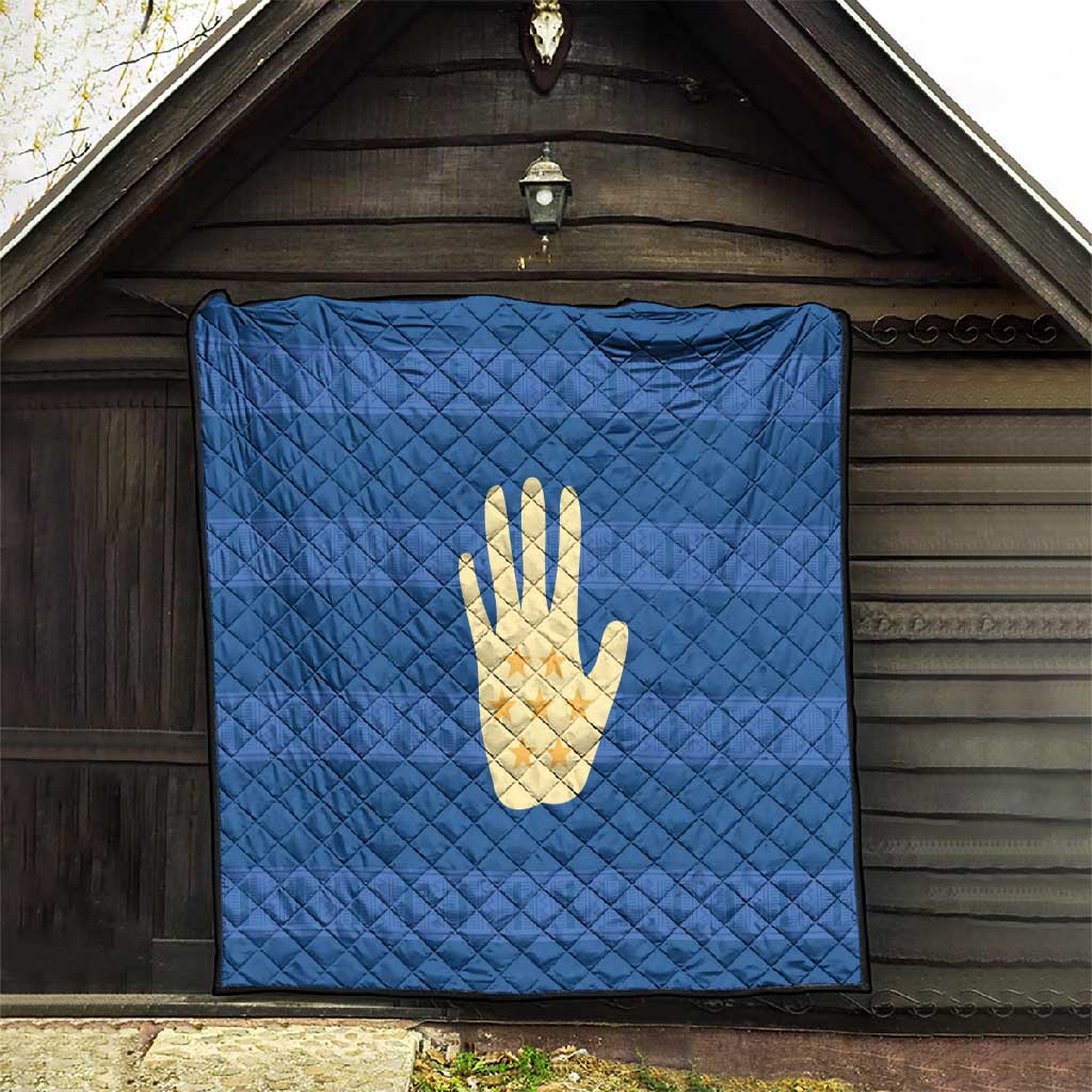 Kingdom of Loango Quilt African Pattern Flag Stylized