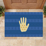 Kingdom of Loango Rubber Doormat African Pattern Flag Stylized