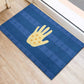 Kingdom of Loango Rubber Doormat African Pattern Flag Stylized