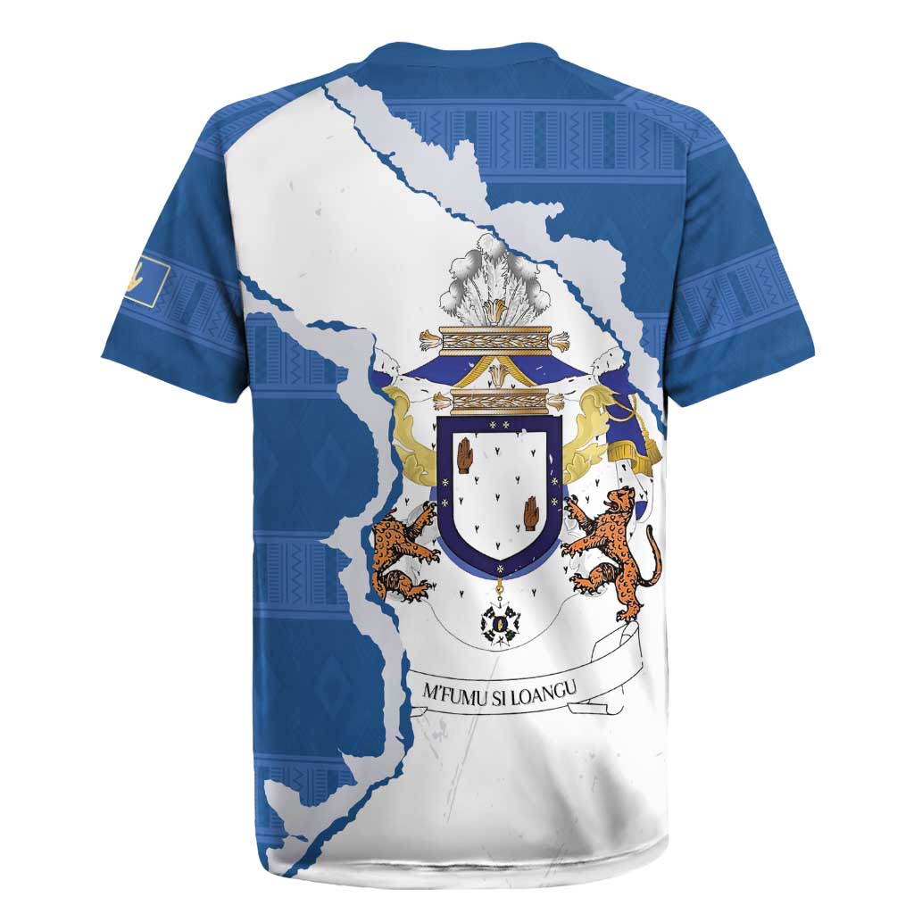 Kingdom of Loango Rugby Jersey African Pattern Flag Stylized