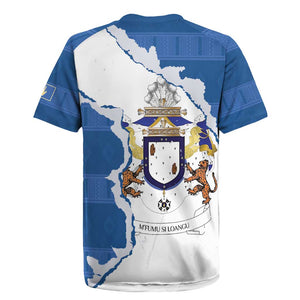 Kingdom of Loango Rugby Jersey African Pattern Flag Stylized