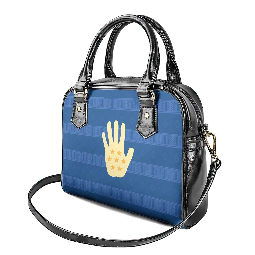Kingdom of Loango Shoulder Handbag African Pattern Flag Stylized