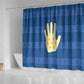 Kingdom of Loango Shower Curtain African Pattern Flag Stylized