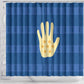 Kingdom of Loango Shower Curtain African Pattern Flag Stylized