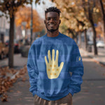 Kingdom of Loango Sweatshirt African Pattern Flag Stylized