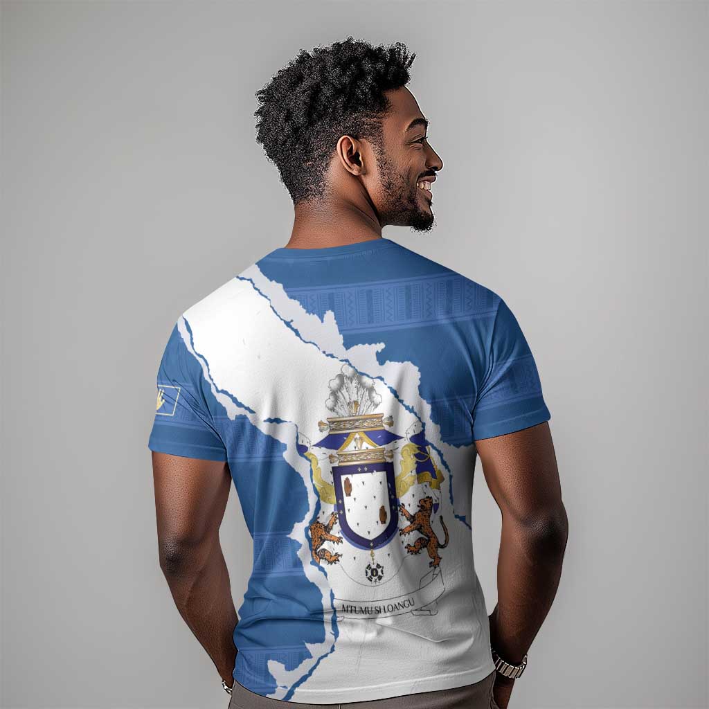 Kingdom of Loango T shirt African Pattern Flag Stylized