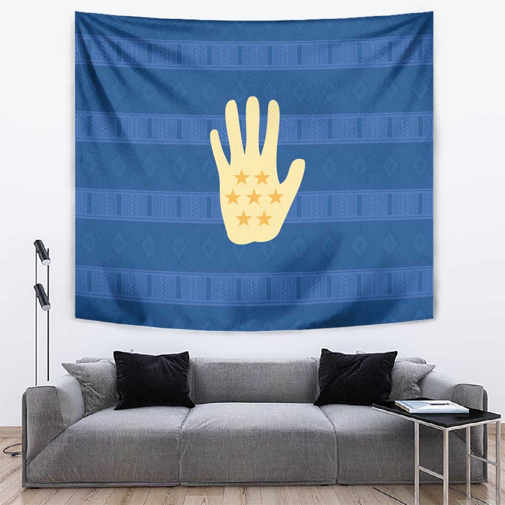Kingdom of Loango Tapestry African Pattern Flag Stylized