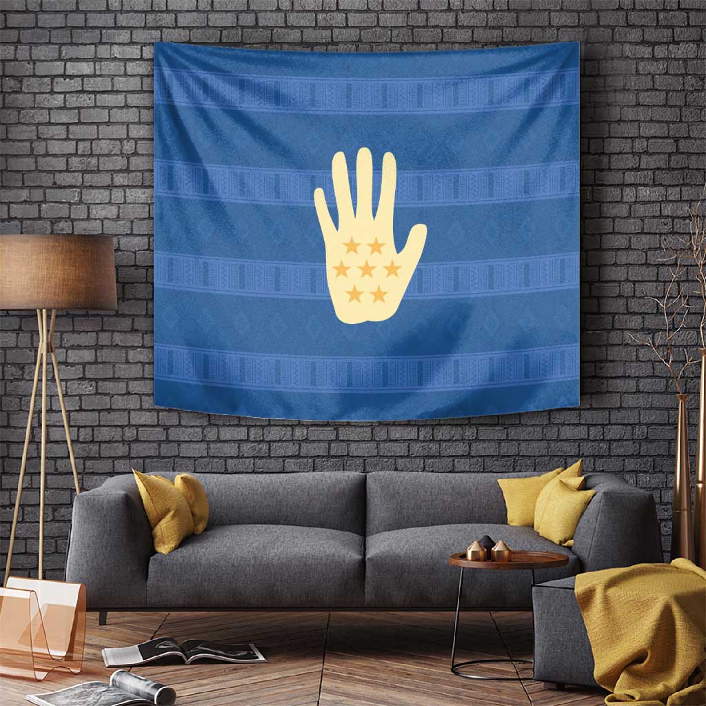 Kingdom of Loango Tapestry African Pattern Flag Stylized