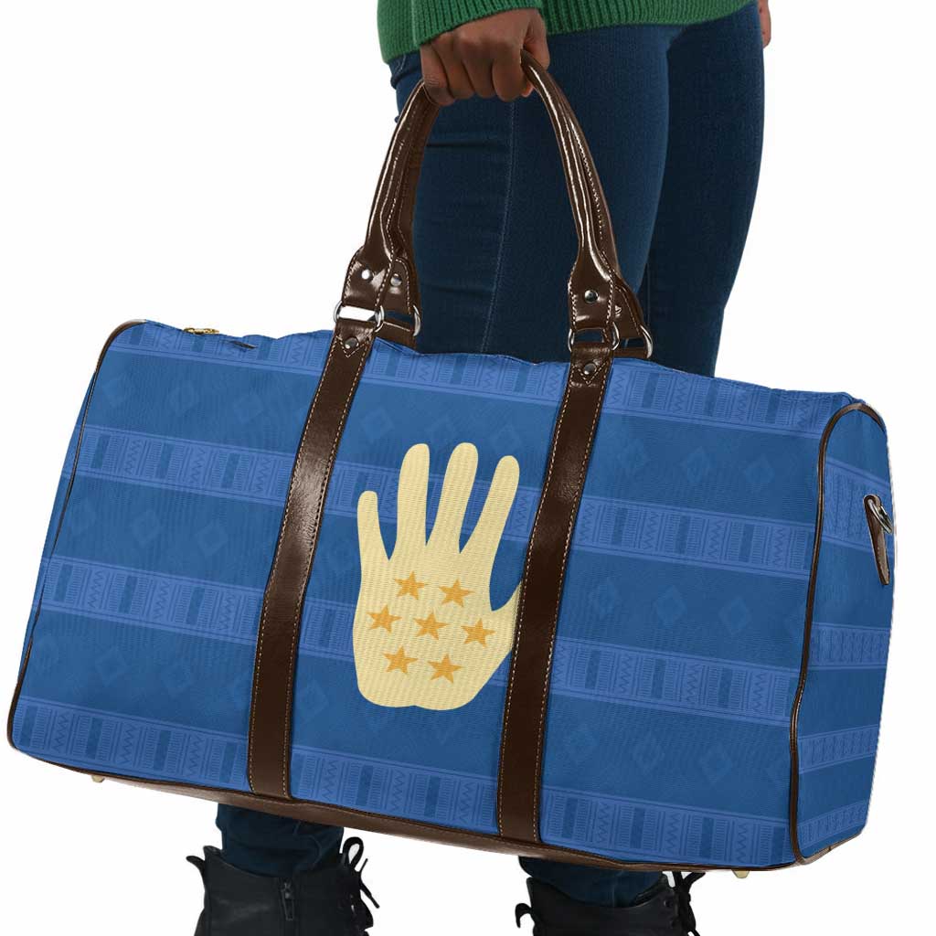 Kingdom of Loango Travel Bag African Pattern Flag Stylized