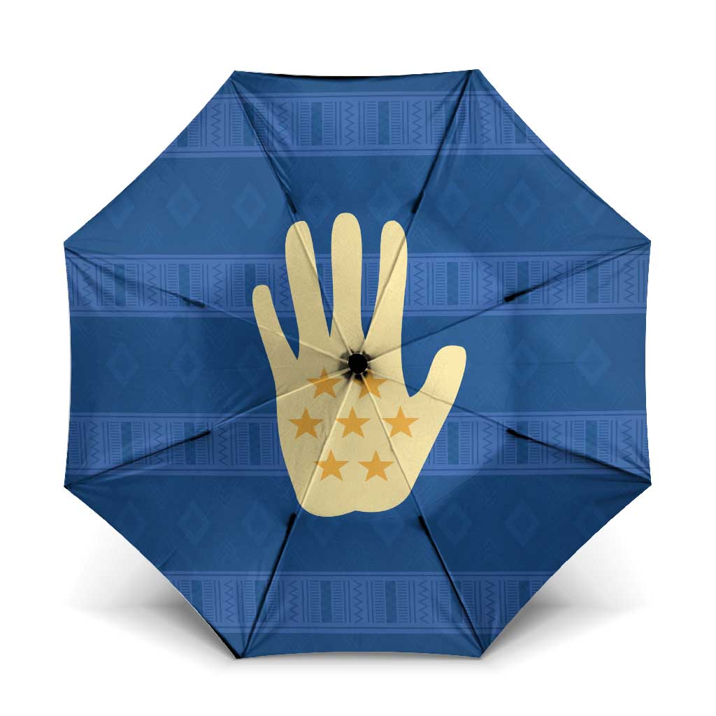 Kingdom of Loango Umbrella African Pattern Flag Stylized