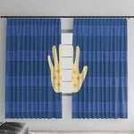 Kingdom of Loango Window Curtain African Pattern Flag Stylized