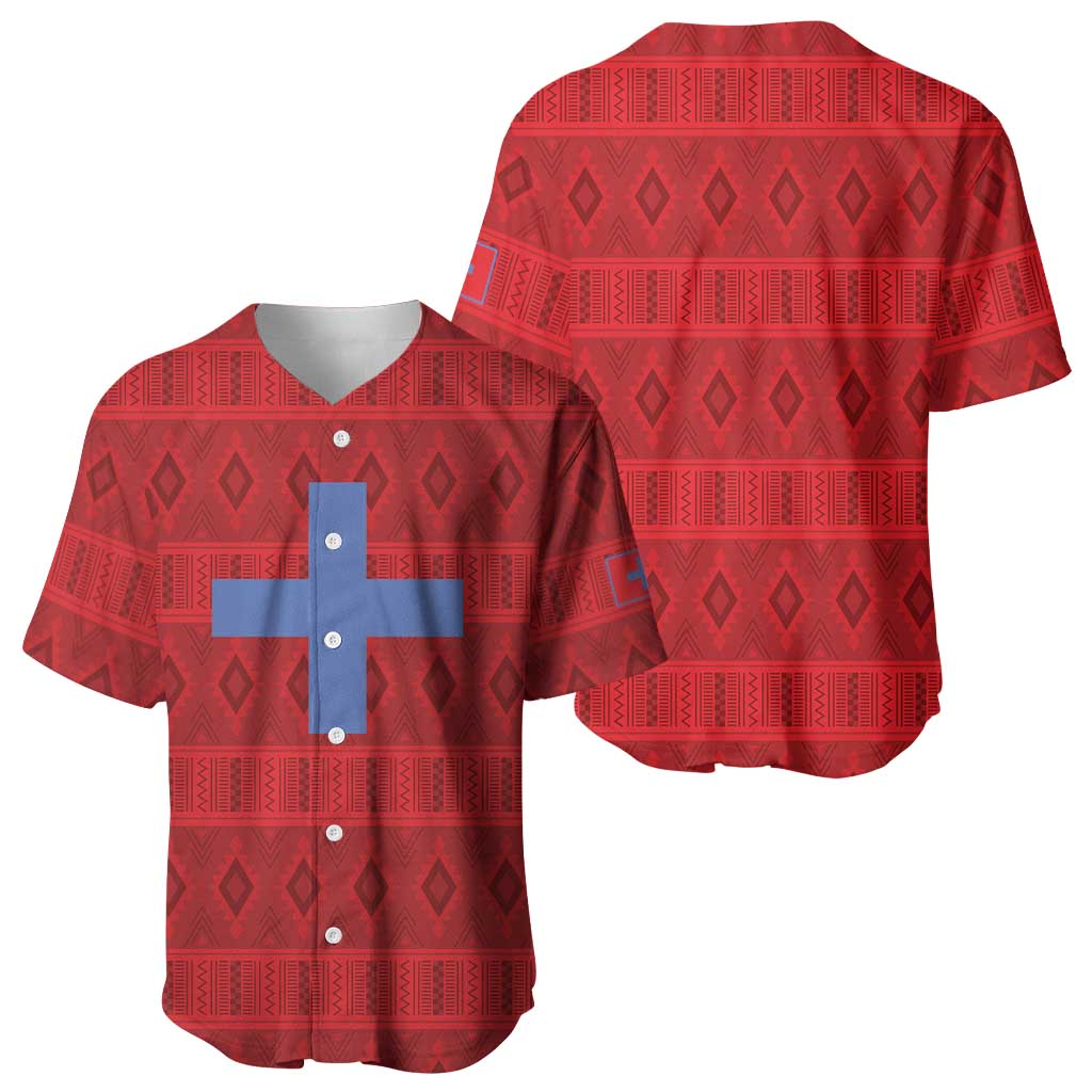 Kingdom of Ndongo Baseball Jersey Utuminu ua Ngola