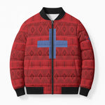 Kingdom of Ndongo Bomber Puffer Jacket Utuminu ua Ngola