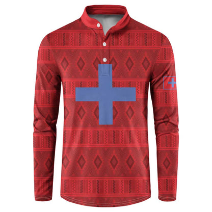 Kingdom of Ndongo Button Sweatshirt Utuminu ua Ngola