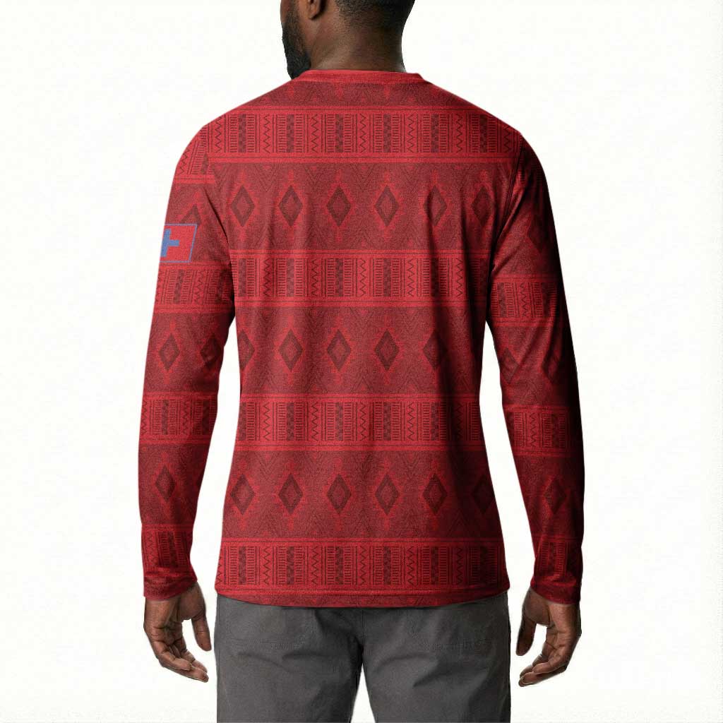Kingdom of Ndongo Button Sweatshirt Utuminu ua Ngola