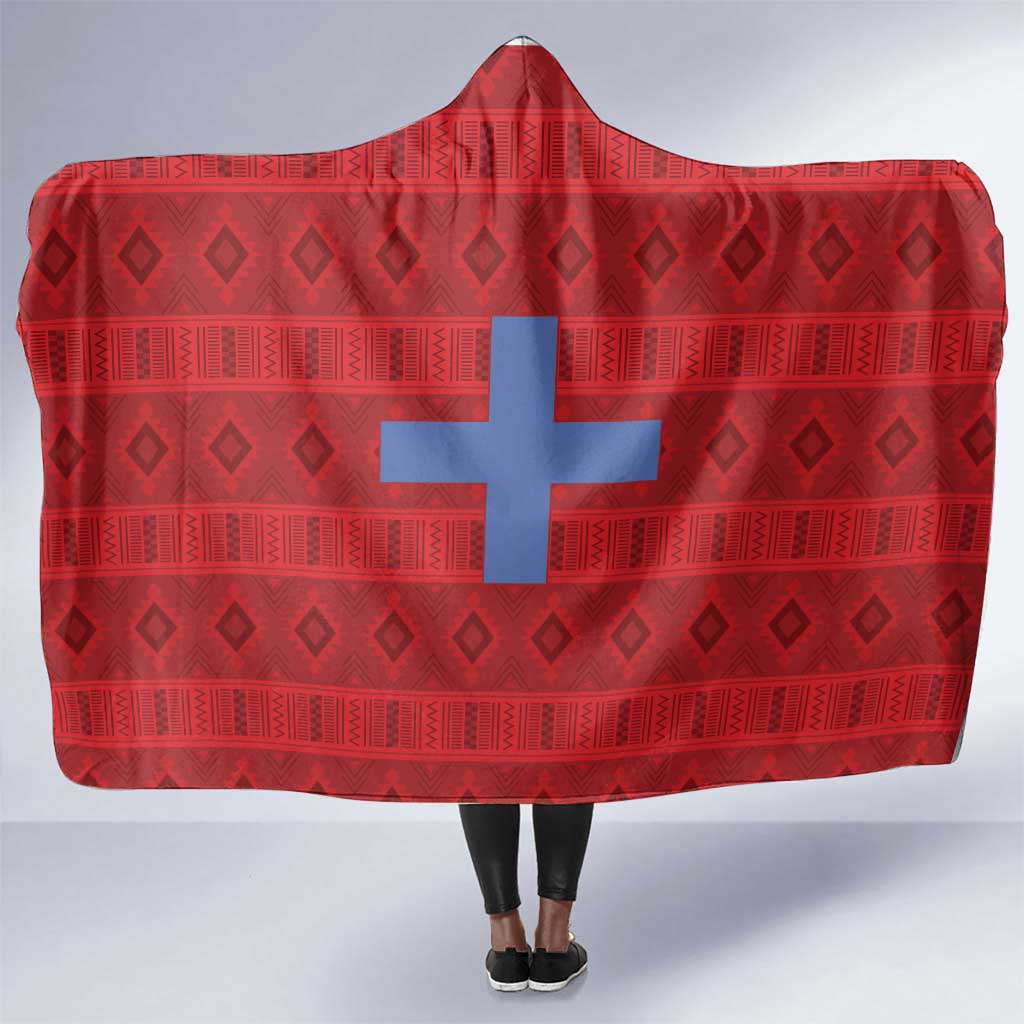 Kingdom of Ndongo Hooded Blanket Utuminu ua Ngola