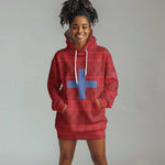 Kingdom of Ndongo Hoodie Dress Utuminu ua Ngola
