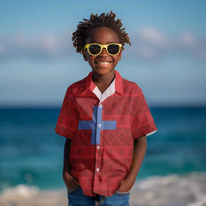 Kingdom of Ndongo Kid Hawaiian Shirt Utuminu ua Ngola