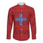 Kingdom of Ndongo Long Sleeve Button Shirt Utuminu ua Ngola