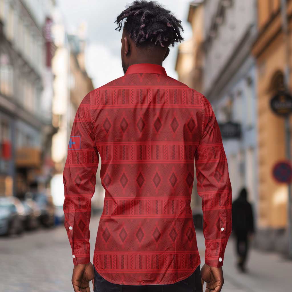 Kingdom of Ndongo Long Sleeve Button Shirt Utuminu ua Ngola