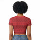 Kingdom of Ndongo Raglan Cropped T shirt Utuminu ua Ngola