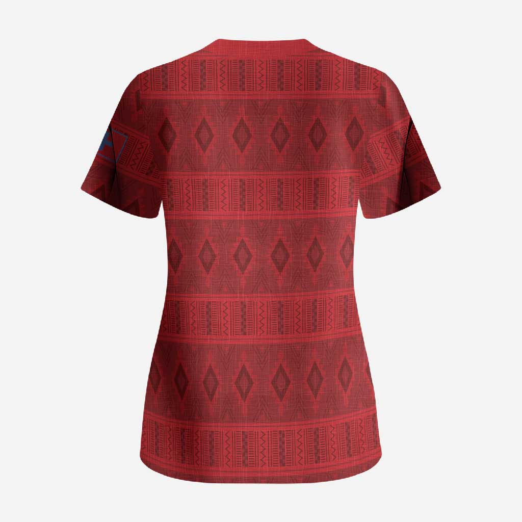 Kingdom of Ndongo Scrub Top Utuminu ua Ngola