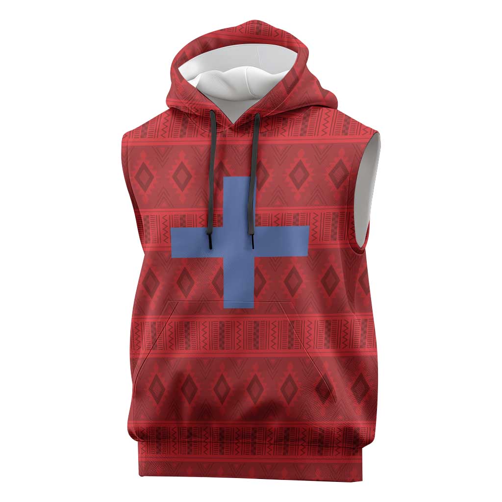 Kingdom of Ndongo Sleeveless Hoodie Utuminu ua Ngola