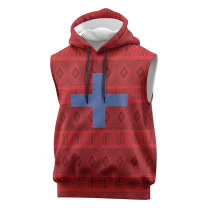 Kingdom of Ndongo Sleeveless Hoodie Utuminu ua Ngola