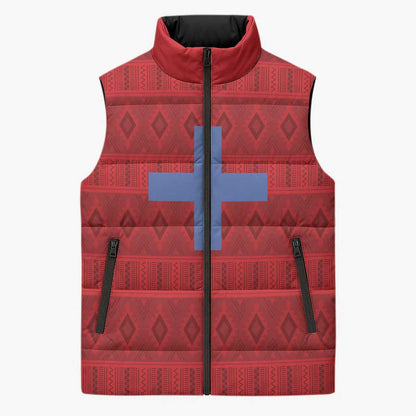 Kingdom of Ndongo Sleeveless Puffer Jacket Utuminu ua Ngola