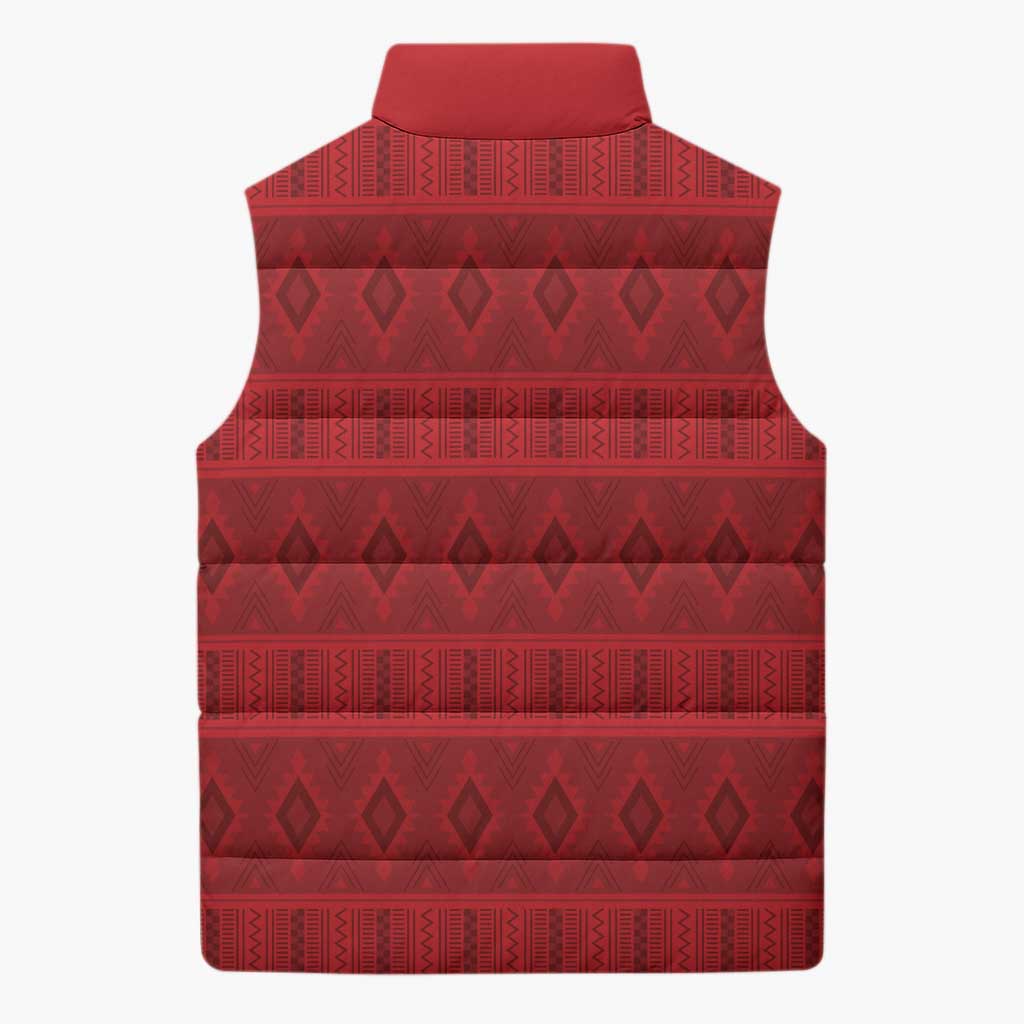 Kingdom of Ndongo Sleeveless Puffer Jacket Utuminu ua Ngola