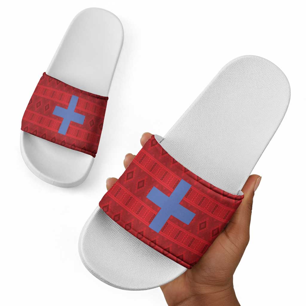 Kingdom of Ndongo Slide Sandals Utuminu ua Ngola