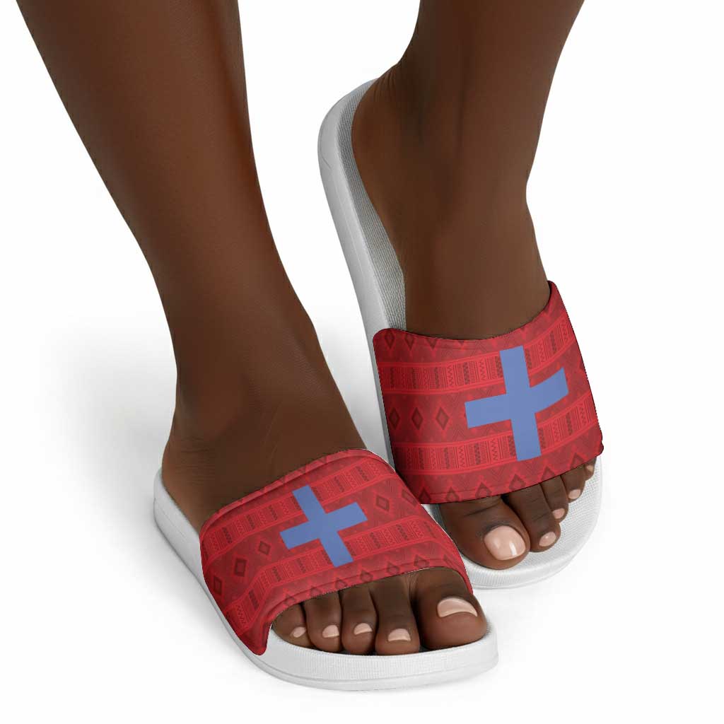Kingdom of Ndongo Slide Sandals Utuminu ua Ngola