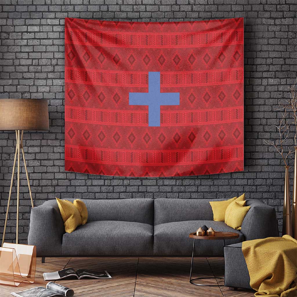 Kingdom of Ndongo Tapestry Utuminu ua Ngola