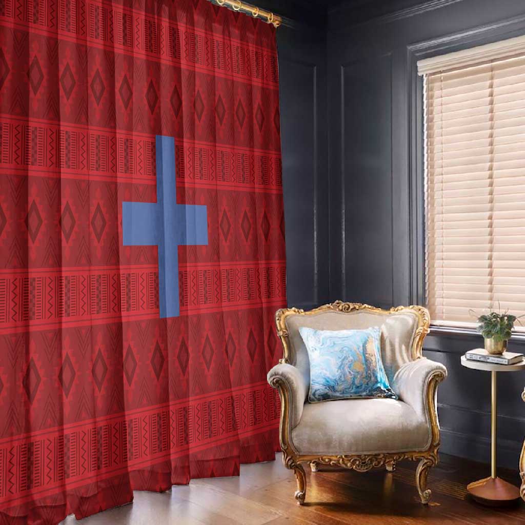 Kingdom of Ndongo Window Curtain Utuminu ua Ngola
